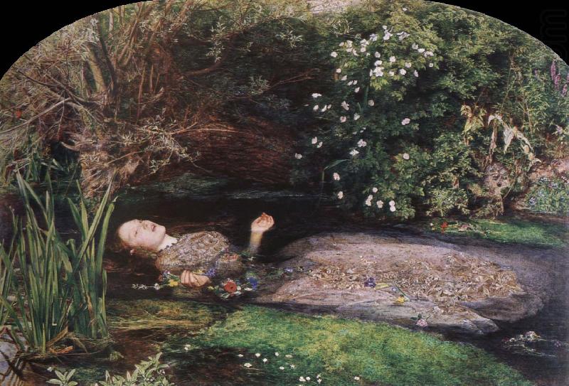 Sir John Everett Millais ophelia china oil painting image